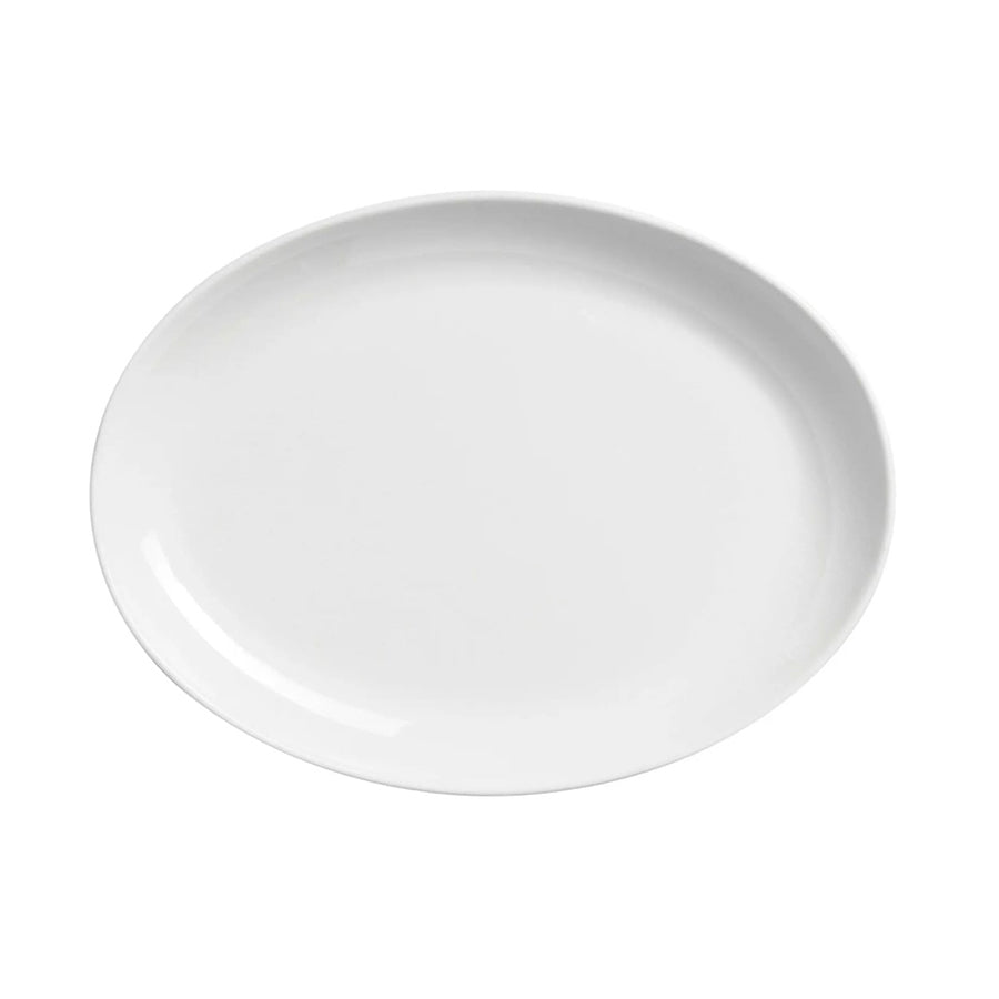 Elia Orientix Bone China White Oval Plate 28cm Pack of 6