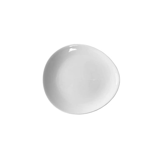 Elia Orientix Bone China White Pebble Plate 18cm Pack of 6