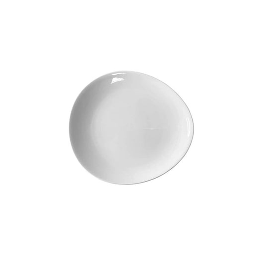 Elia Orientix Bone China White Pebble Plate 22cm Pack of 6