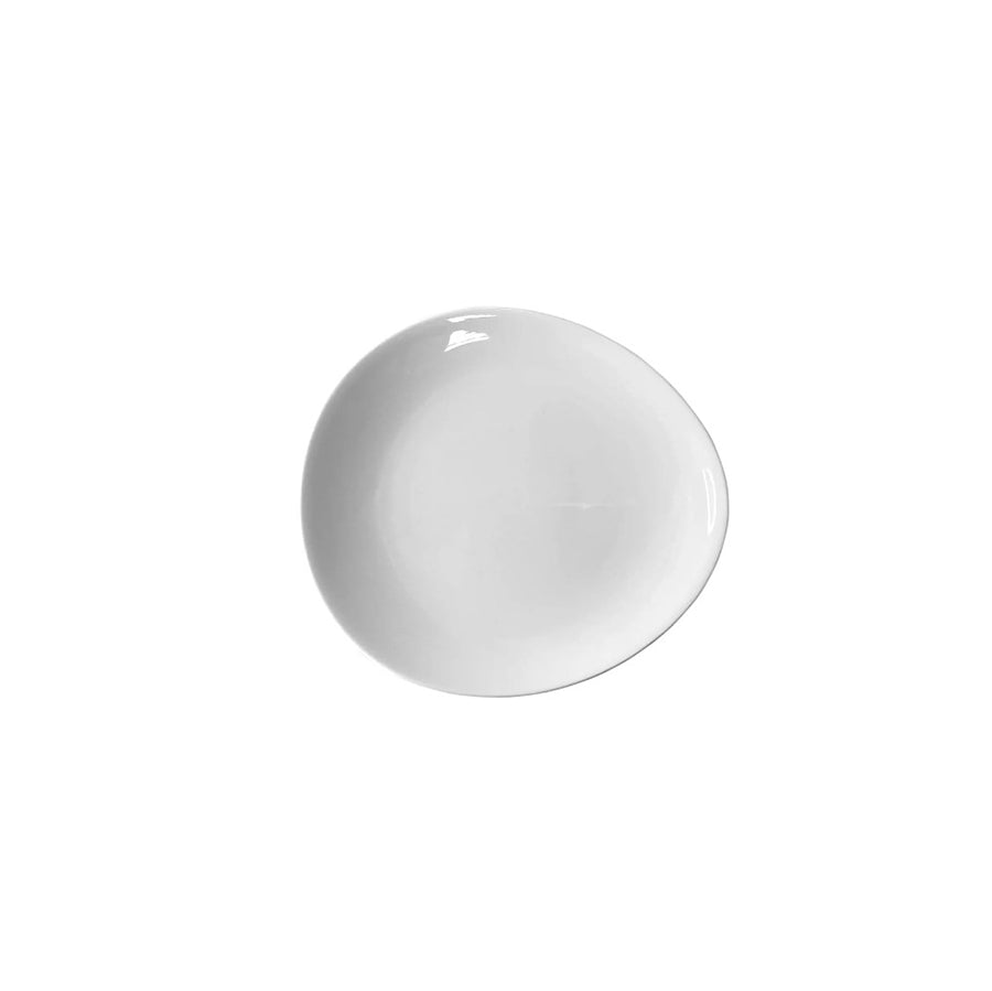 Elia Orientix Bone China White Pebble Plate 28cm Pack of 4