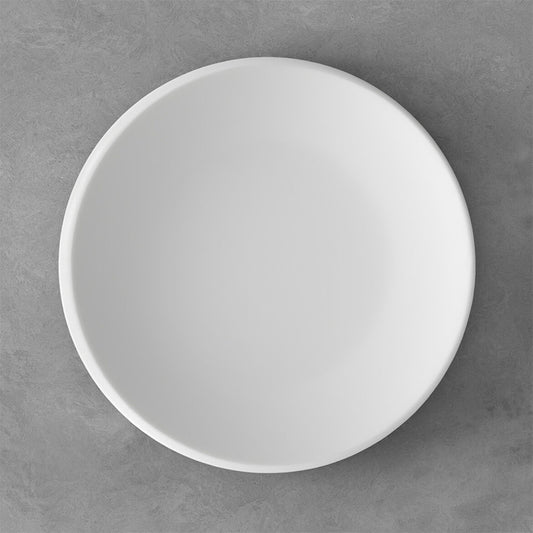 Villeroy & Boch NewMoon Vitrified Porcelain White Round Plate 29cm Pack of 6