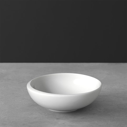 Villeroy & Boch NewMoon Vitrified Porcelain White Individual Bowl 13cm Pack of 6