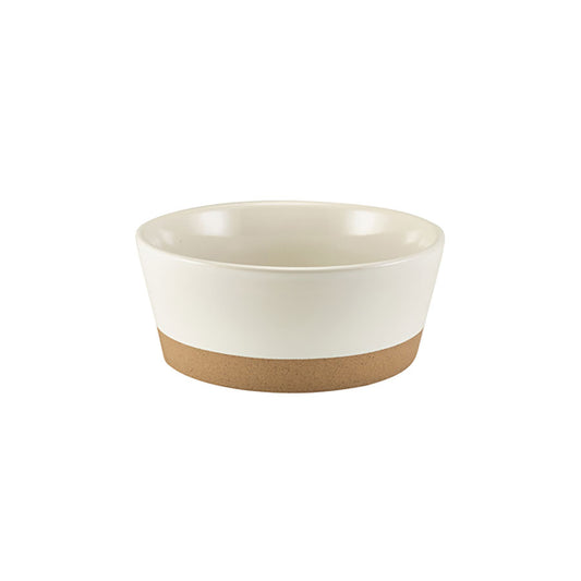 GenWare Kava White Round Stoneware Bowl 15.5cm 72cl Pack of 6