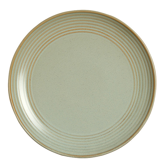 Folio Terrace Vitrified Stoneware Juniper Coupe Plate 27cm Pack of 12