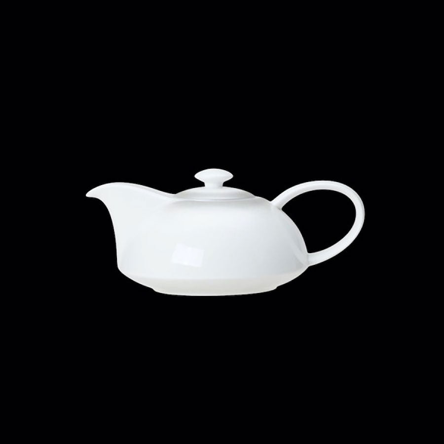 William Edwards Frost Bone China Round White Teapot 65cl 23oz Pack of 6