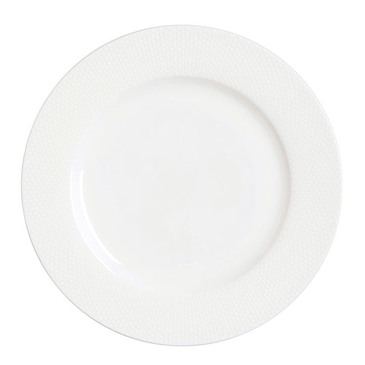 William Edwards Quanta Vitrified Bone China Round White Plate 30cm Pack of 12