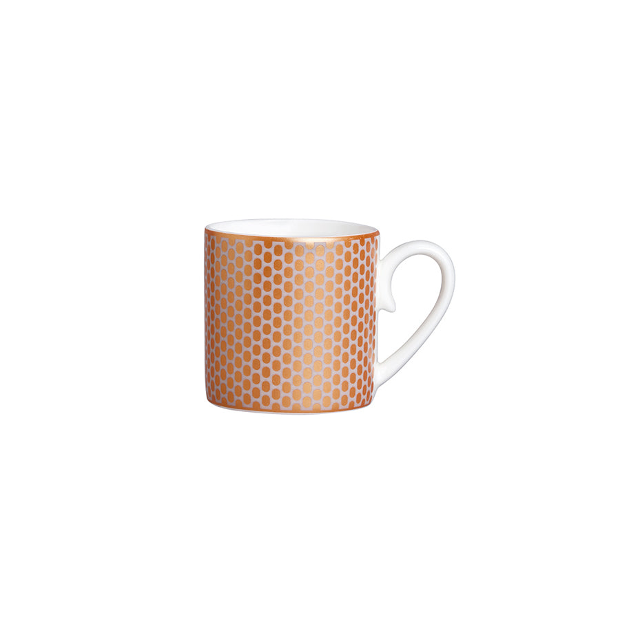 William Edwards Quanta Vitrified Bone China Copper Coupe Coffee Can Cup 20cl 7oz Pack of 12