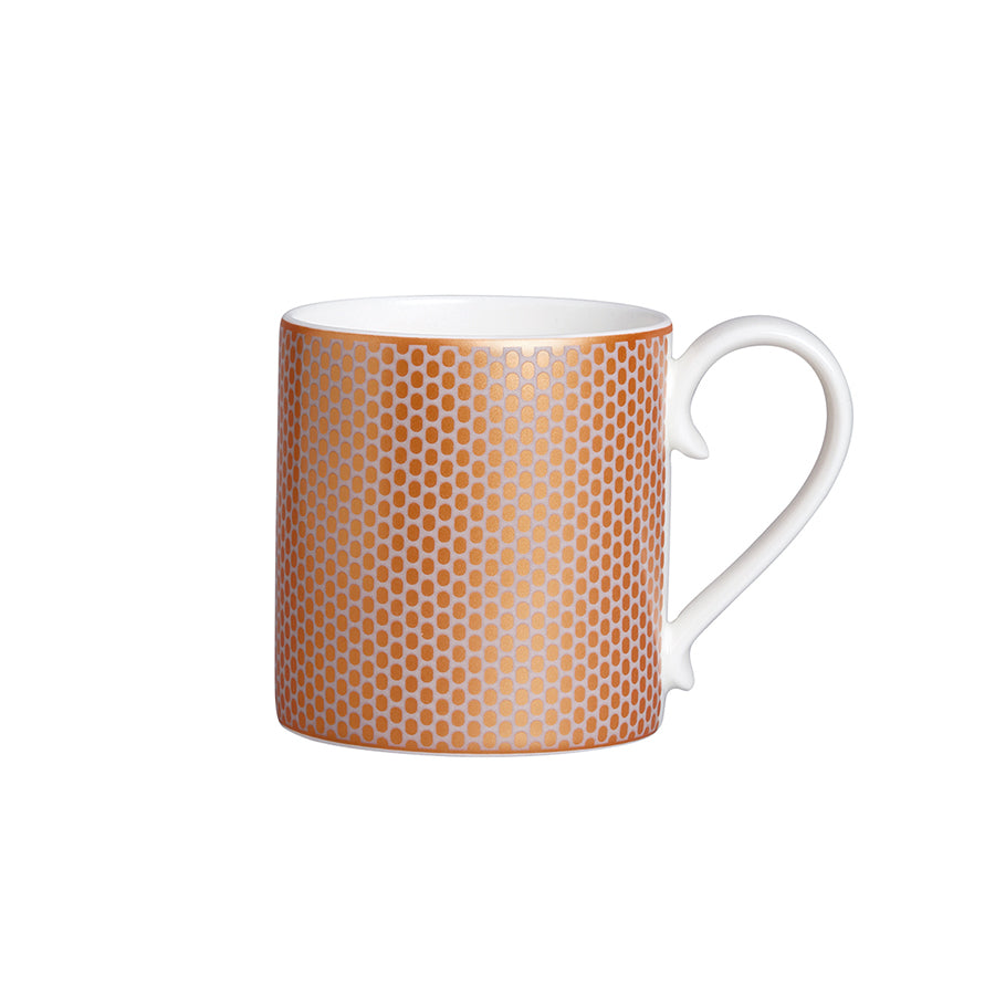 William Edwards Quanta Vitrified Bone China Copper Coupe Mug 35cl 12.33oz Pack of 12