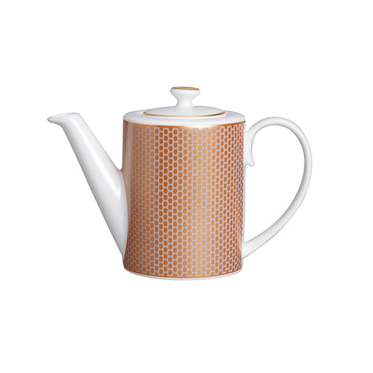 William Edwards Quanta Vitrified Bone China Copper Connoisseur Beverage Pot 45cl 15.25oz Pack of 6