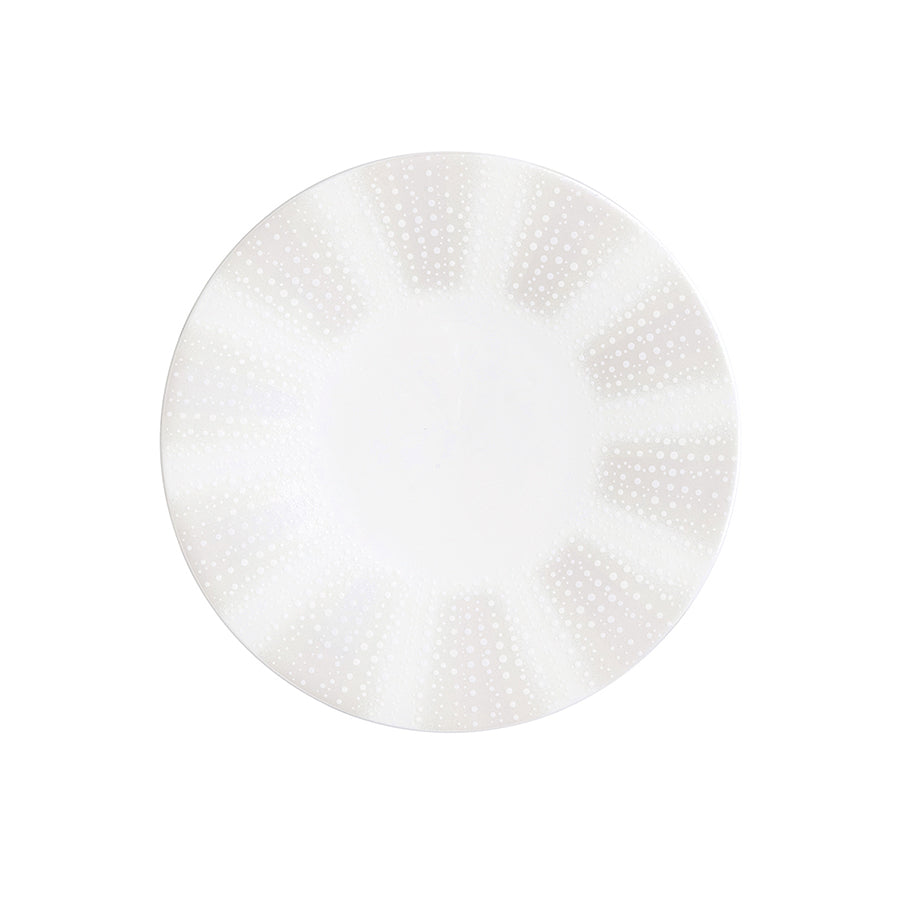 William Edwards Quill Vitrified Bone China White Round Snipe Plate 22cm Pack of 12