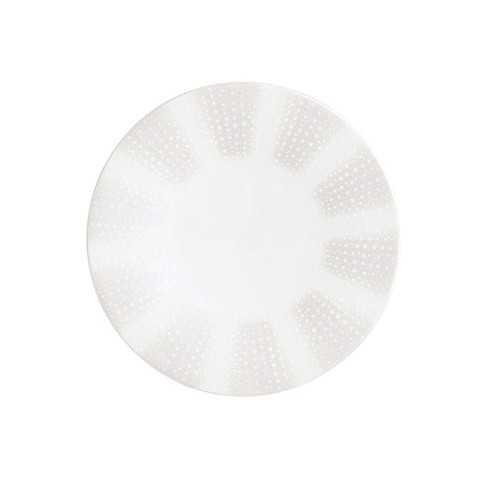 William Edwards Quill Vitrified Bone China White Round Snipe Plate 22cm Pack of 12