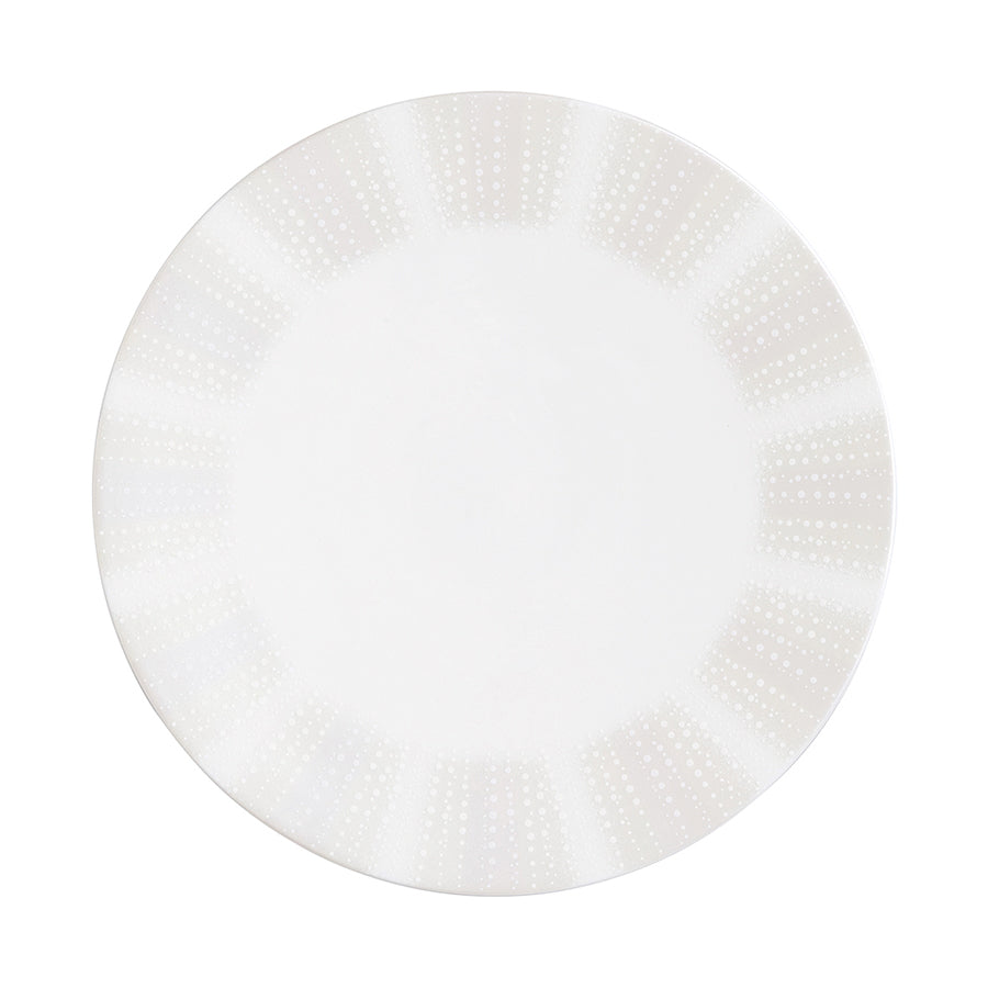 William Edwards Quill Vitrified Bone China White Round Snipe Plate 27.5cm Pack of 12