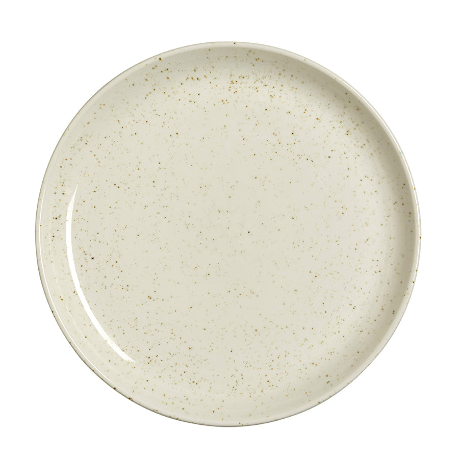 Steelite Amari Vitrified Porcelain Pepper Round Nordic Coupe Plate 25.25cm Pack of 12