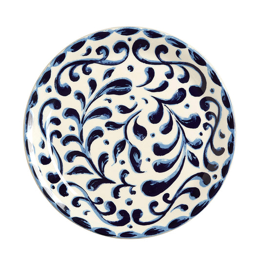 Steelite Messina Vitrified Porcelain Blue Round Coupe Plate 25.5cm Pack of 12