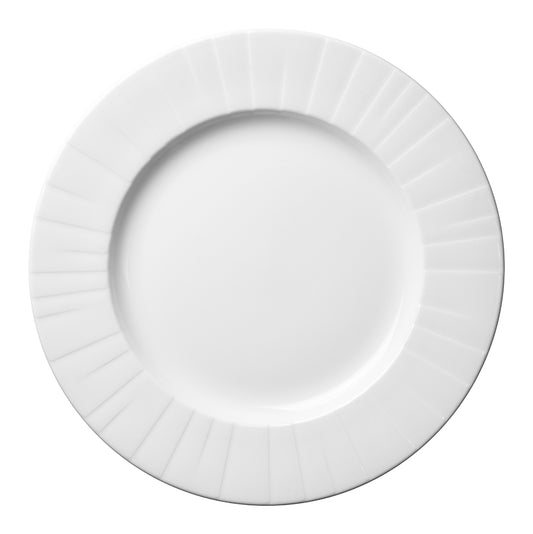 Steelite Alina Vitrified Porcelain White Round Large Well Gourmet Plate 28.5cm Pack of 6