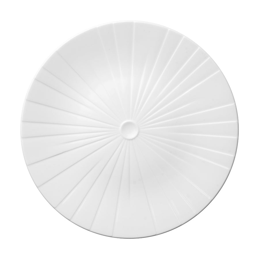 Steelite Alina Vitrified Porcelain White Round Gourmet Accent Plate 20.25cm Pack of 24