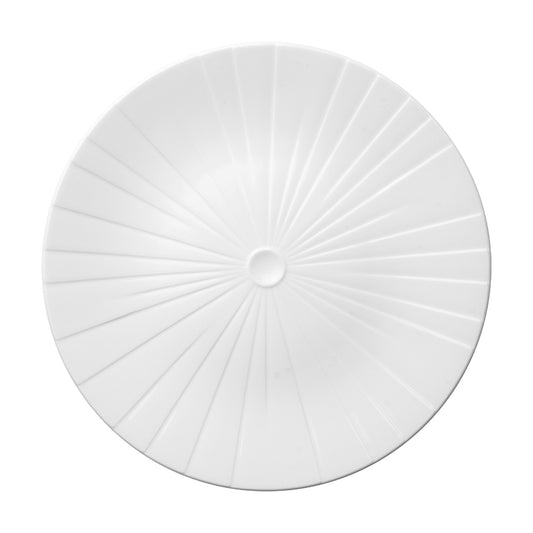 Steelite Alina Vitrified Porcelain White Round Gourmet Accent Plate 20.25cm Pack of 24