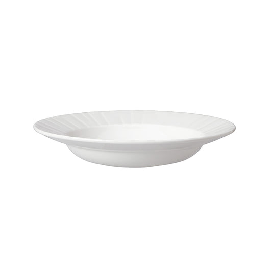 Steelite Alina Vitrified Porcelain White Round Mid Rim Bowl 24cm 34cl 12oz Pack of 24