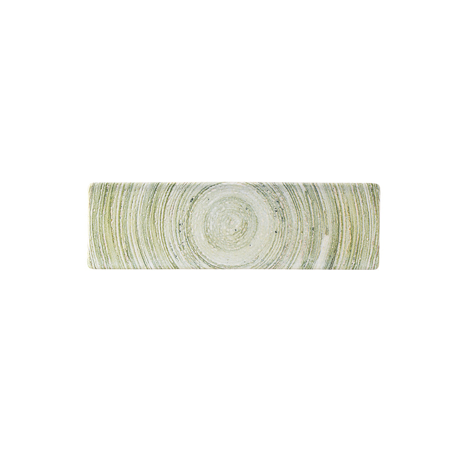 Churchill Elements Vitrified Porcelain Fern Green Rectangular Tasting Tray 30x8.8cm Pack of 6