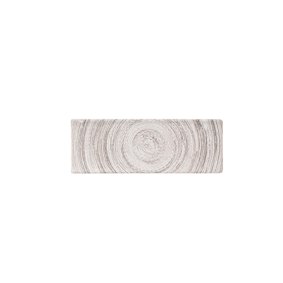 Churchill Elements Vitrified Porcelain Dune Grey Oblong Plate 25x8.8cm Pack of 6