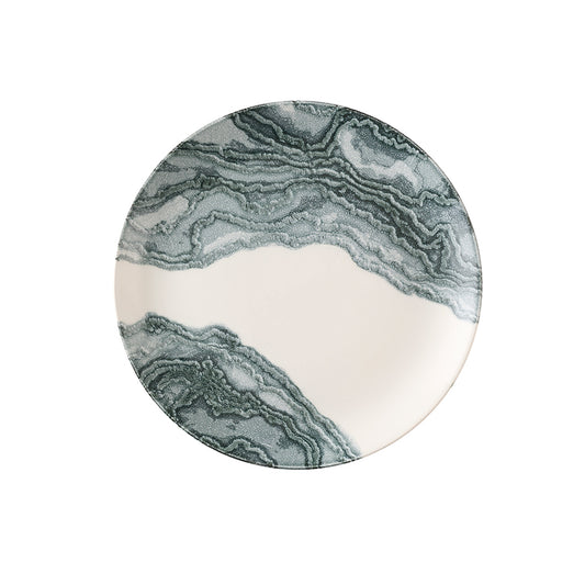 Churchill Tide Vitrified Porcelain Tide Black Round Coupe Plate 28.8cm Pack of 12