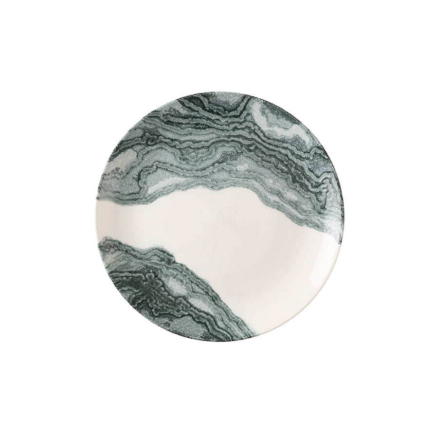 Churchill Tide Vitrified Porcelain Tide Black Round Coupe Plate 26cm Pack of 12