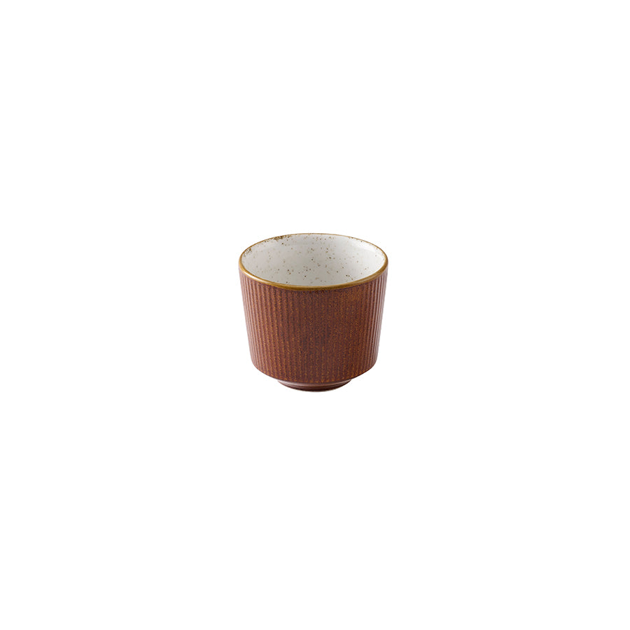 Churchill Nourish Vitrified Porcelain Cinnamon Brown Barley White Kochi Chip Mug 11oz Pack of 12