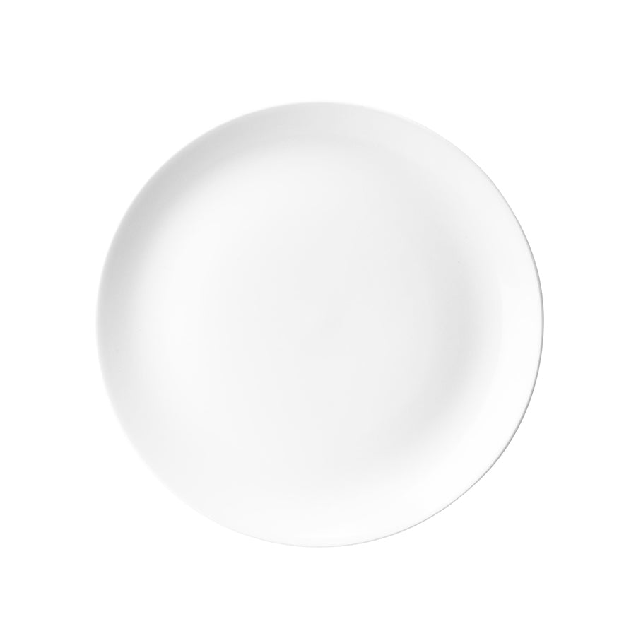 Churchill Evolve Vitrified Porcelain White Round Coupe Plate 27cm Pack of 12