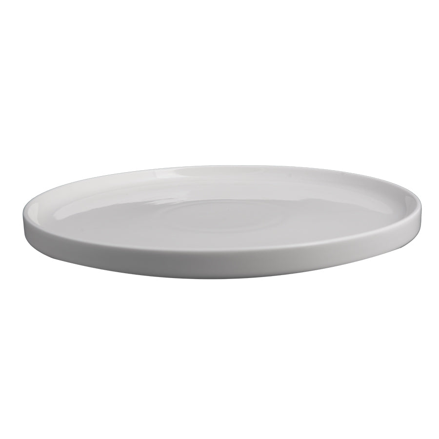 Creme Picasso Vitrified Porcelain White Stacking Plate 27cm Pack of 4