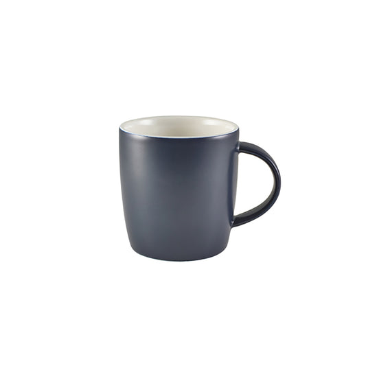 GenWare Porcelain Matt Blue Cosy Mug 35cl 12.3oz Pack of 6