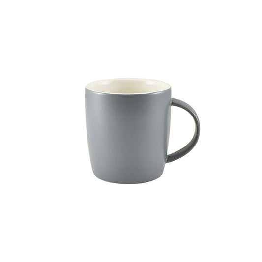 GenWare Porcelain Matt Grey Cosy Mug 35cl 12.3oz Pack of 6