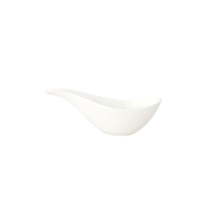 Villeroy & Boch Stella Hotel White Bone China Sauce Boat 3.5oz Pack of 6