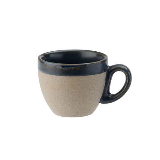 Utopia Ink Vitrified Porcelain Blue Round Espresso Cup 10cl 3.5oz Pack of 12