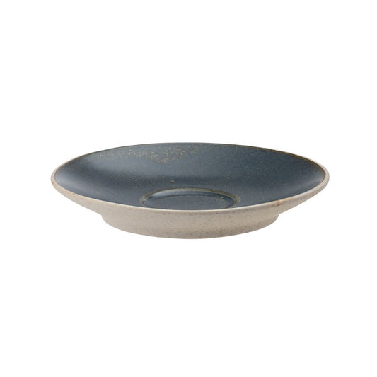 Utopia Ink Vitrified Porcelain Blue Round Espresso Saucer 12cm Pack of 12