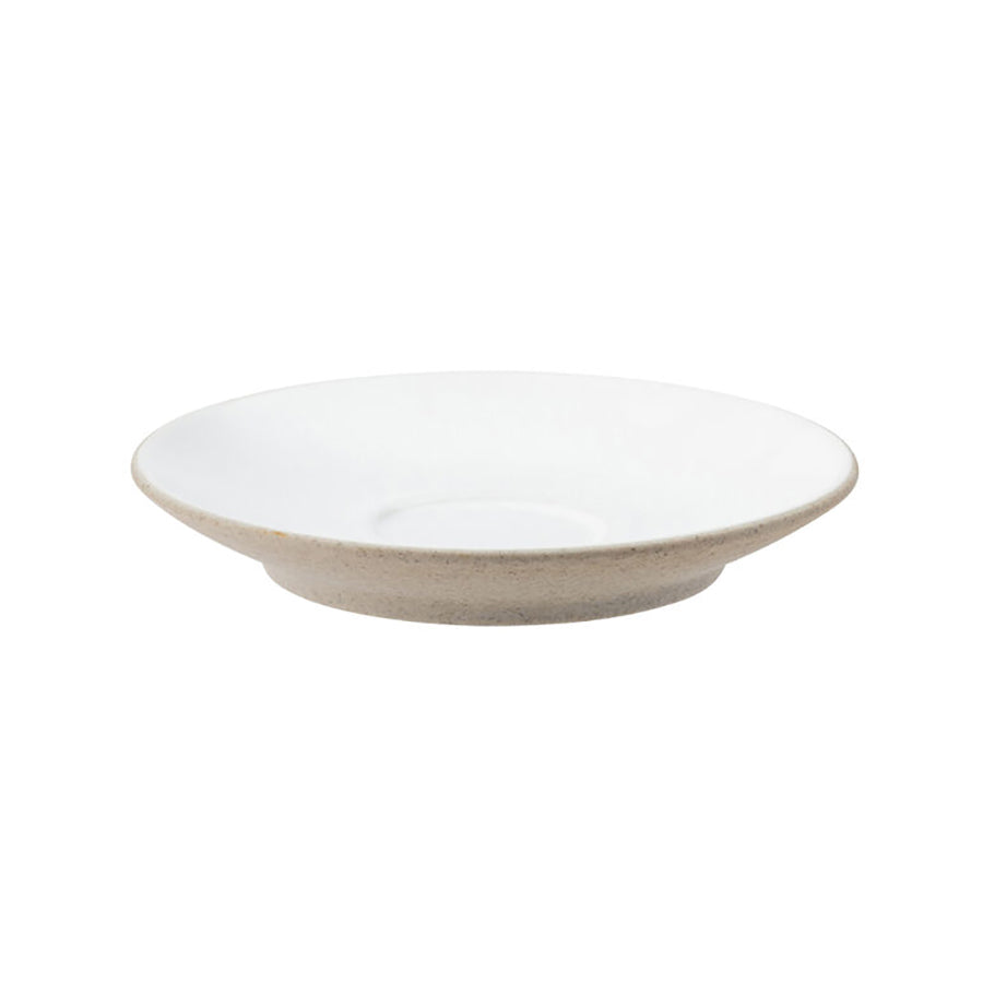 Utopia Manna Vitrified Porcelain White Round Espresso Saucer 12cm Pack of 12