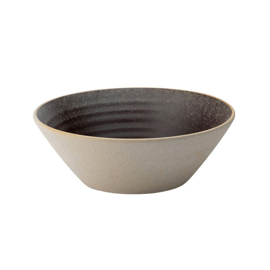 Utopia Truffle Vitrified Porcelain Brown Round Conical Bowl 19.5cm Pack of 6