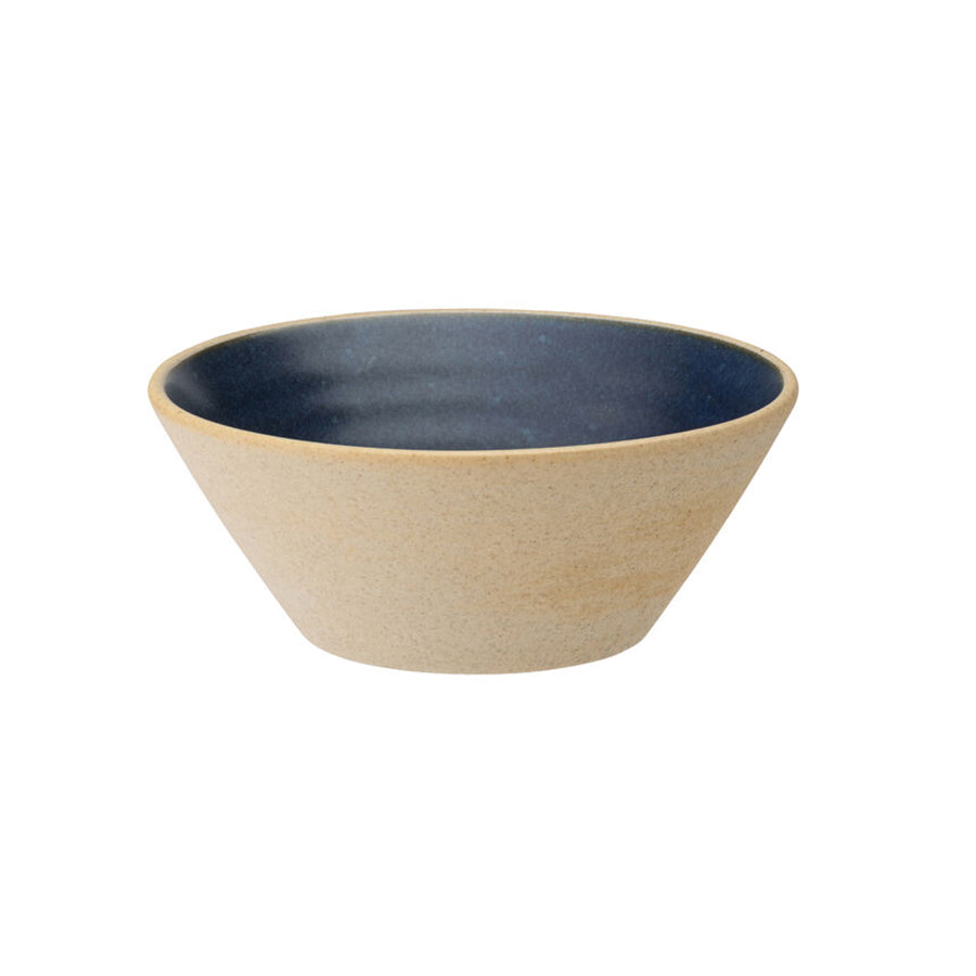 Utopia Ink Vitrified Porcelain Blue Round Conical Bowl 13cm Pack of 6