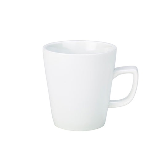 GenWare White Porcelain Compact Latte Mug 10oz 28.4cl Pack of 6