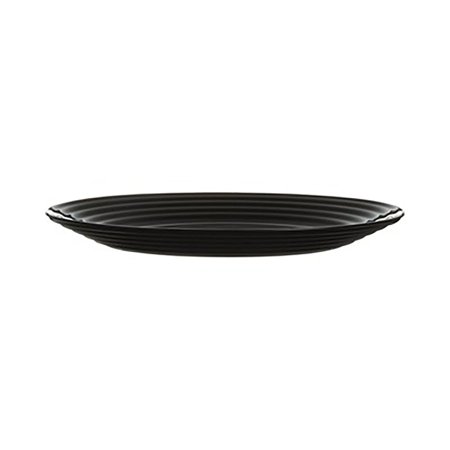 Luminarc Harena Tempered Opal Black Dessert Plate 19cm Pack of 24