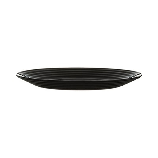 Luminarc Harena Tempered Opal Black Dessert Plate 19cm Pack of 24