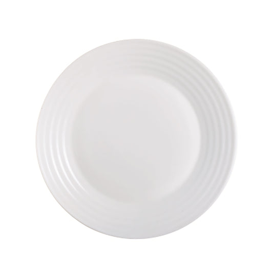 Luminarc Harena Tempered Opal White Dessert Plate 19cm Pack of 24