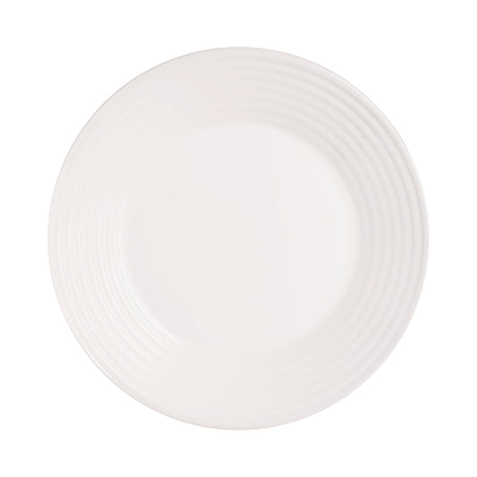 Luminarc Harena Tempered Opal White Dinner Plate 25cm Pack of 24