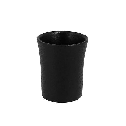 Rak Neofusion Vitrified Porcelain Black Cup Without Handle 6x7cm 9cl Pack of 12