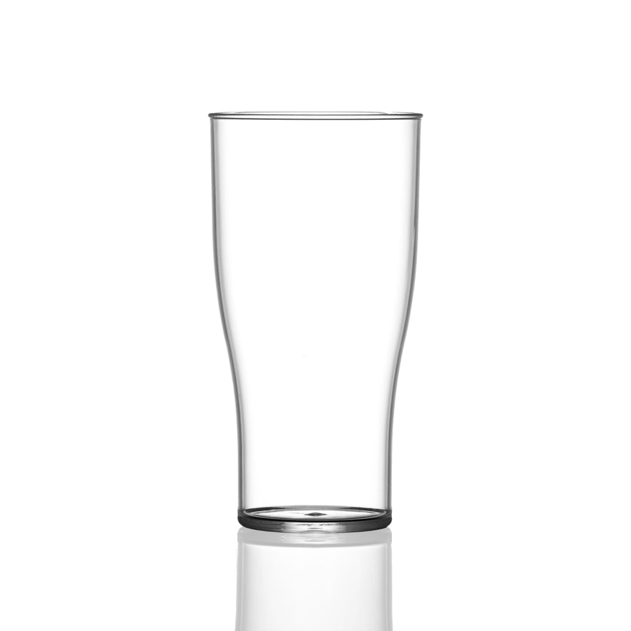 Plasma Neon Polycarbonate Nucleated Beer Glass 10oz CE Stamped @ 1/2 Pint Pack of 48