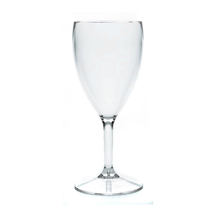 Utopia Diamond Polycarbonate Wine Glass 9oz 27cl LCA @ 175ml Pack of 12