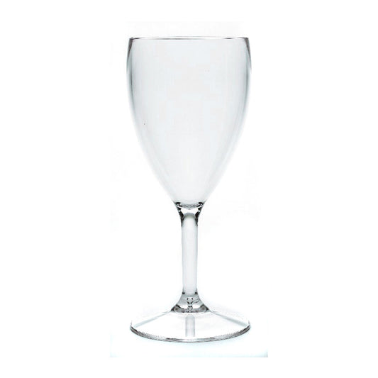 Utopia Diamond Polycarbonate Wine Glass 9oz 27cl LCA @ 175ml Pack of 12