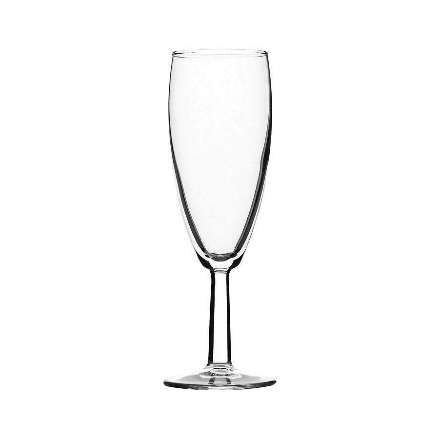 Pasabahce Saxon Glass Champagne Flute 2.25oz 15cl LCA @ 125ml Pack of 48