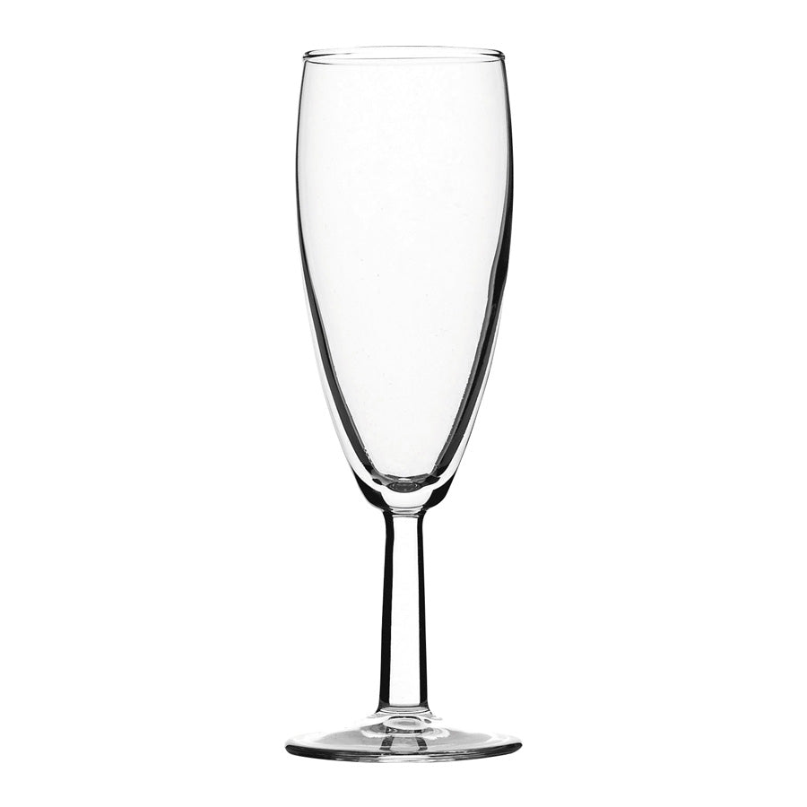 Pasabahce Saxon Toughened Champagne Glass 5.25oz 15cl LCA @ 125ml Pack of 12