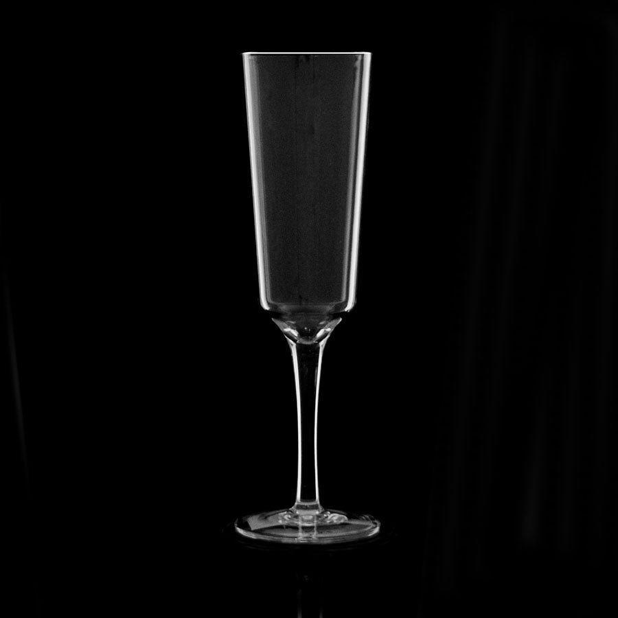 Plasma Ultra Angled Polycarbonate Champagne Glass 6oz 15cl Pack of 12