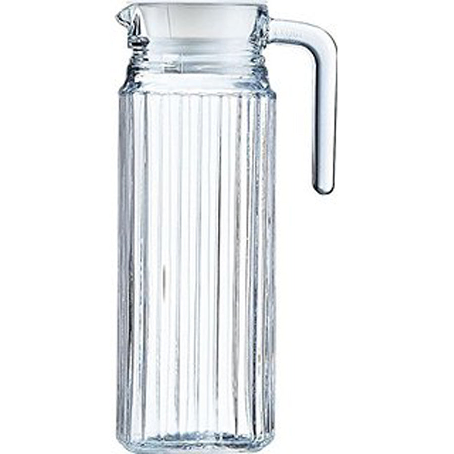 Arcoroc Luminarc Quadro Glass Jug 1.1 Litre Pack of 6